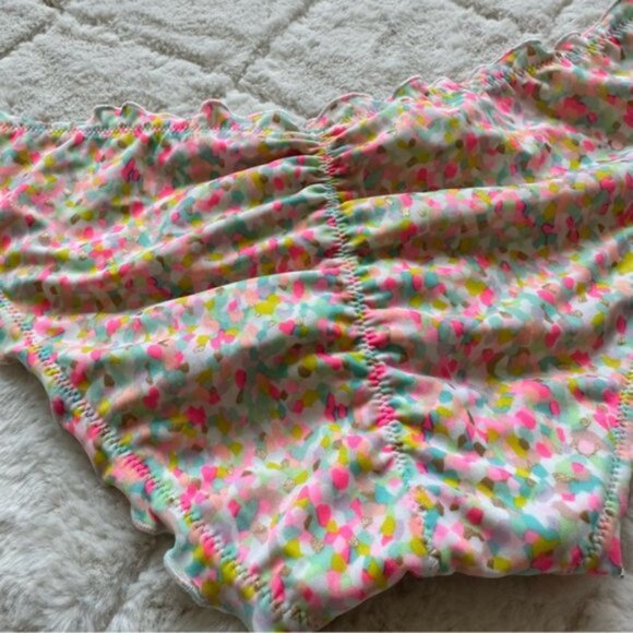 Victoria's Secret | "Confetti" The Ruffle Cheeky Bikini Bottoms | Size Small - Picture 6 of 11